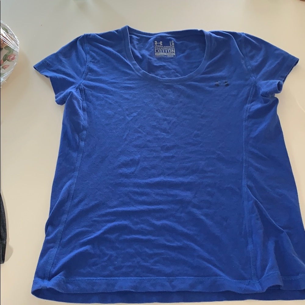 Blue Under Armour tshirt!
